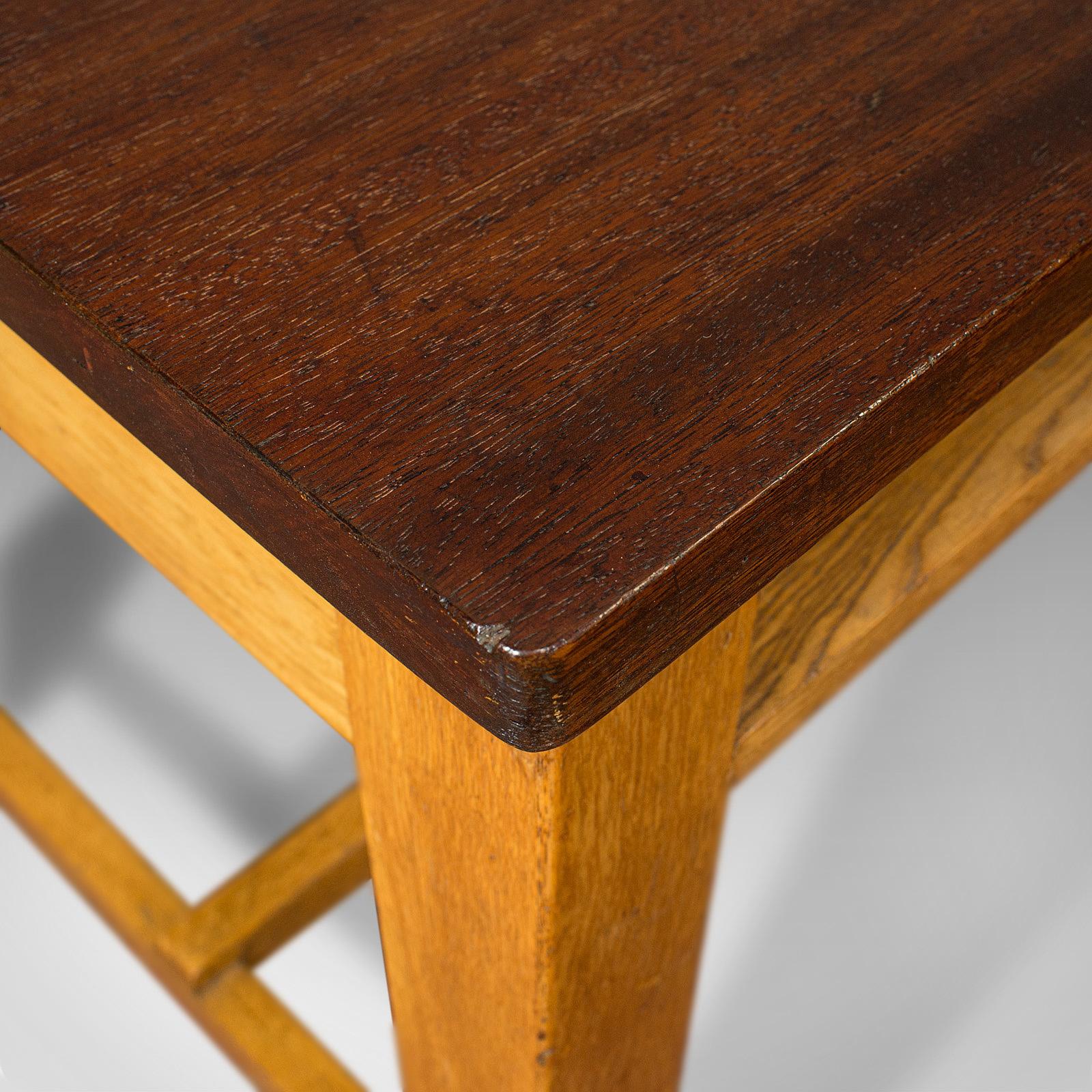 Vintage Lab Table, English, Teak, Oak, Kitchen, Dining, J&J Siddons, circa 1960 1