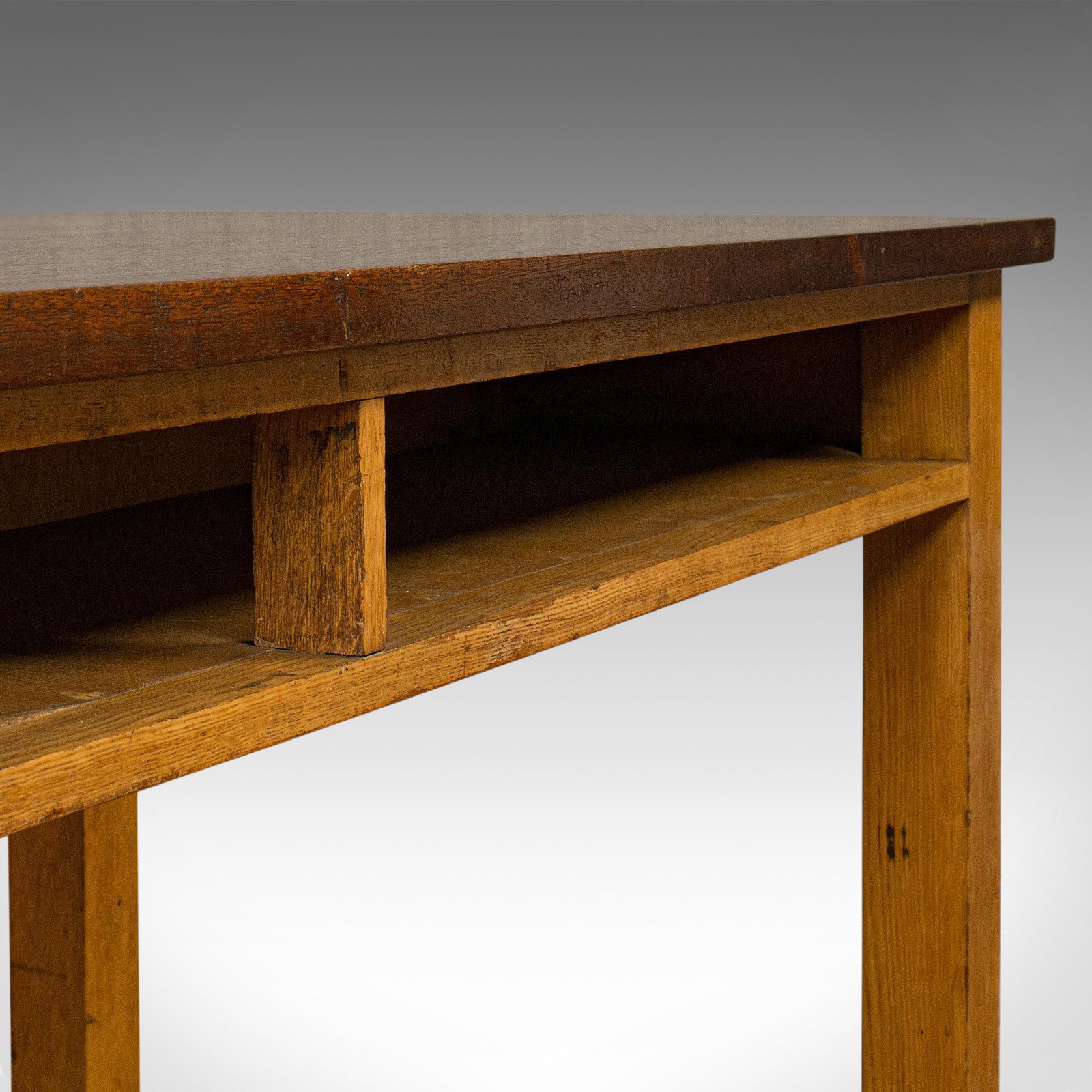 Vintage Lab Table, English, Teak, Oak, Kitchen, Dining, J&J Siddons, circa 1960 2