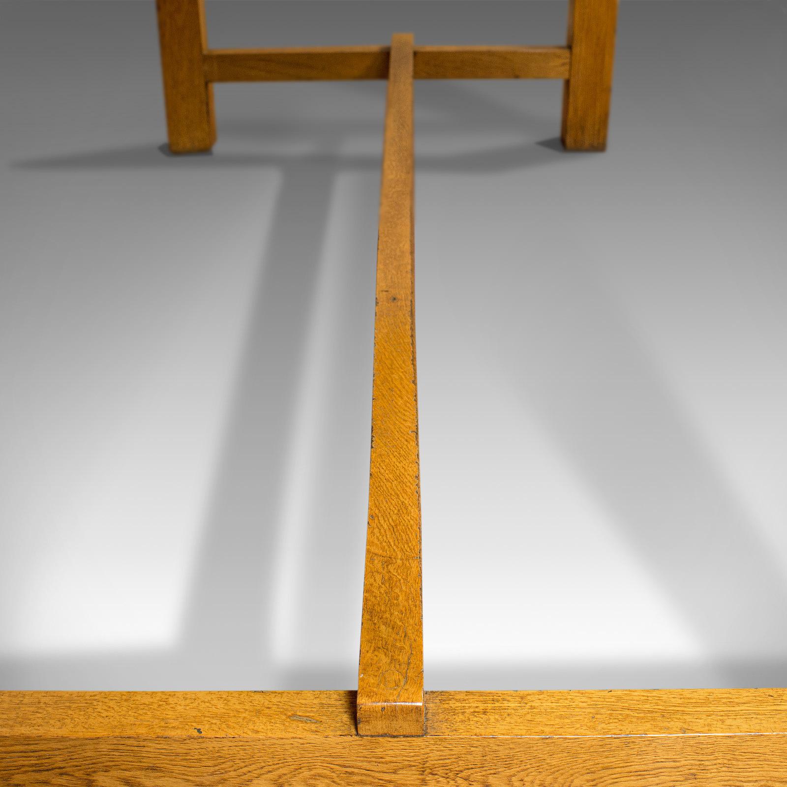 Vintage Lab Table, English, Teak, Oak, Kitchen, Dining, J&J Siddons, circa 1960 3
