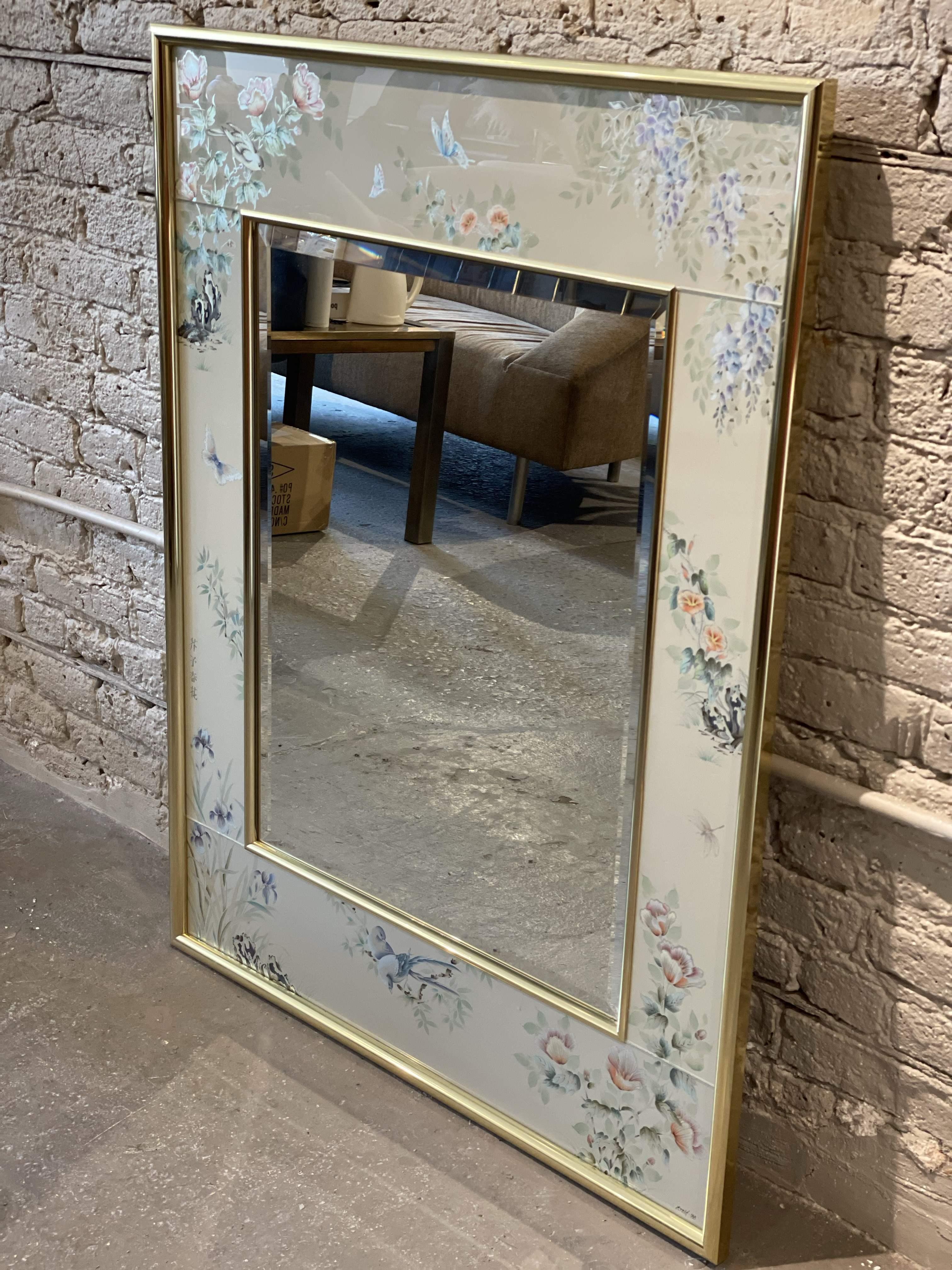 Specchio d'epoca LaBarge Chinoiserie in vendita 5