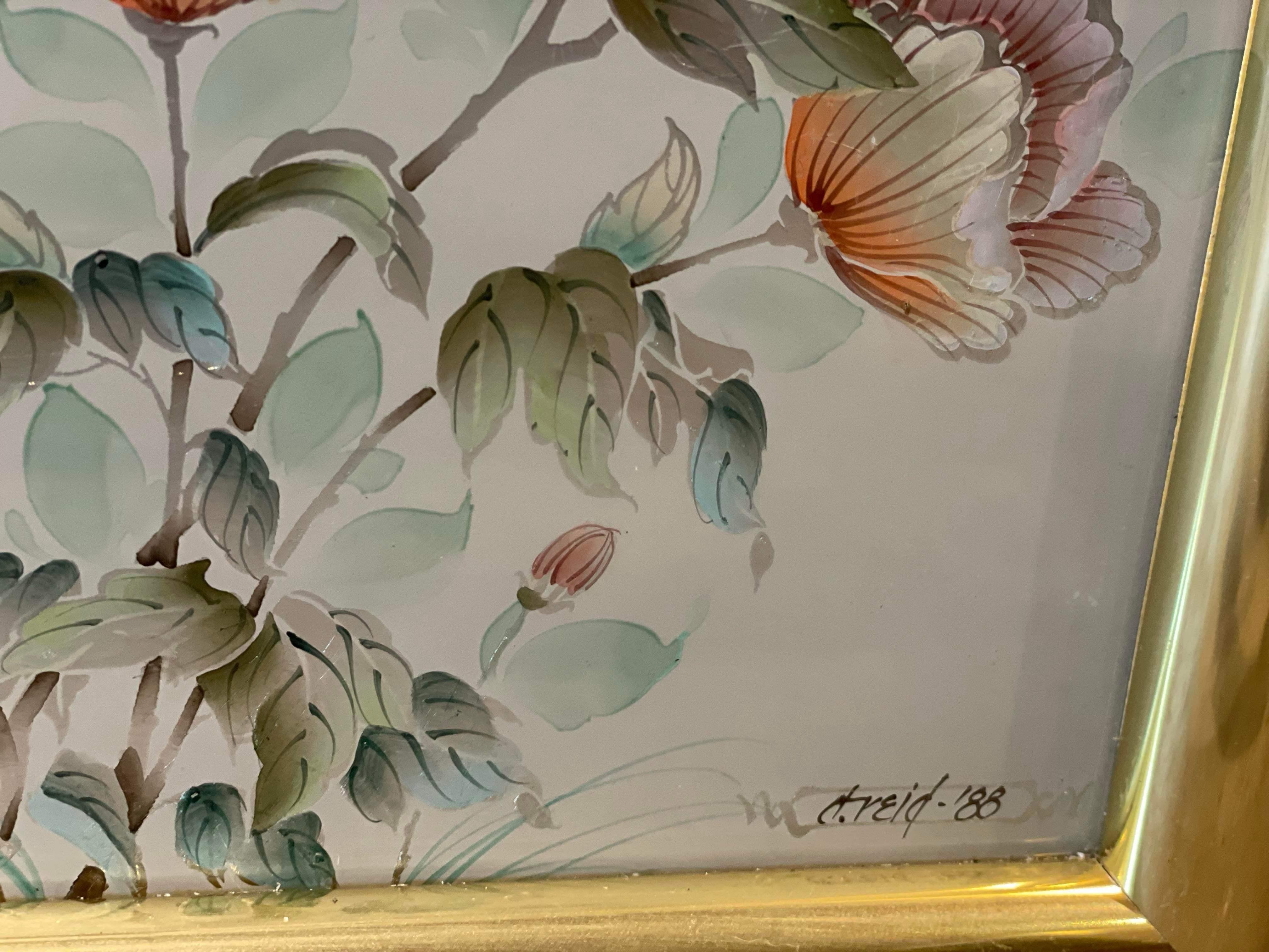 Specchio d'epoca LaBarge Chinoiserie in vendita 3