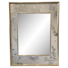 Vintage LaBarge Chinoiserie Mirror