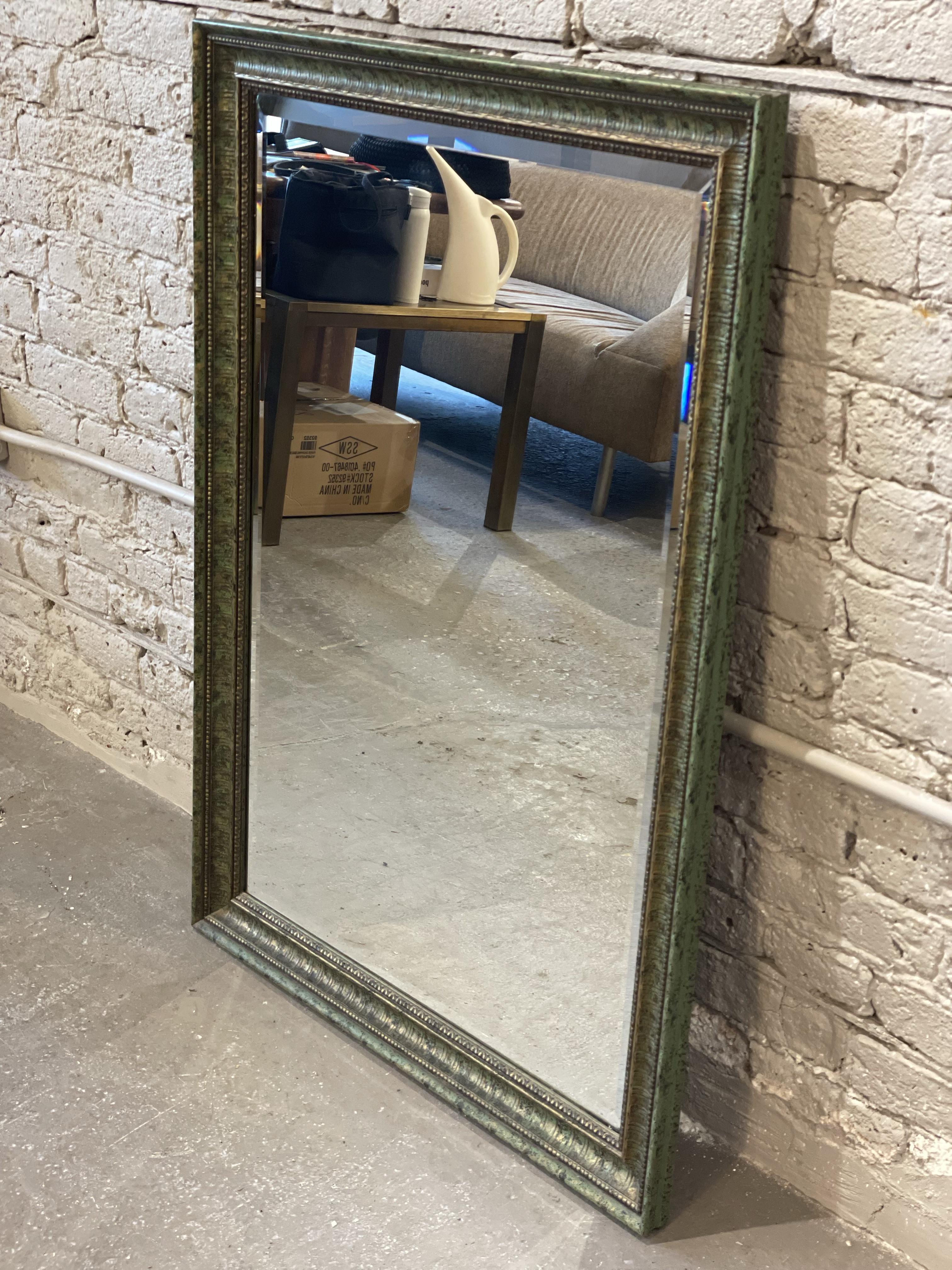 Vintage LaBarge Grün und Gold Spiegel im Angebot 2