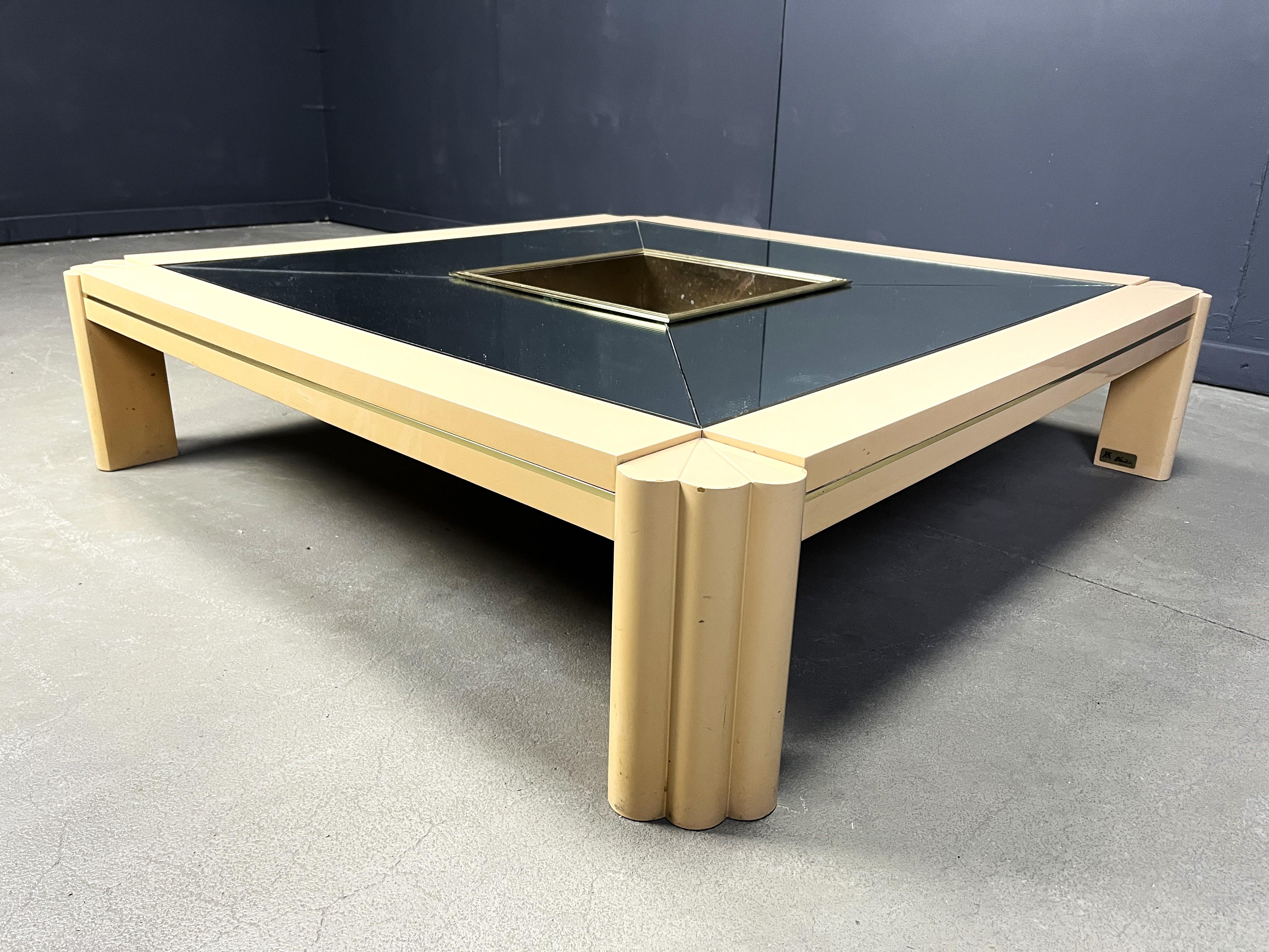 Couchtisch aus Lackkunst von Alain Delon für Maison Jansen, 1970er Jahre im Angebot 5