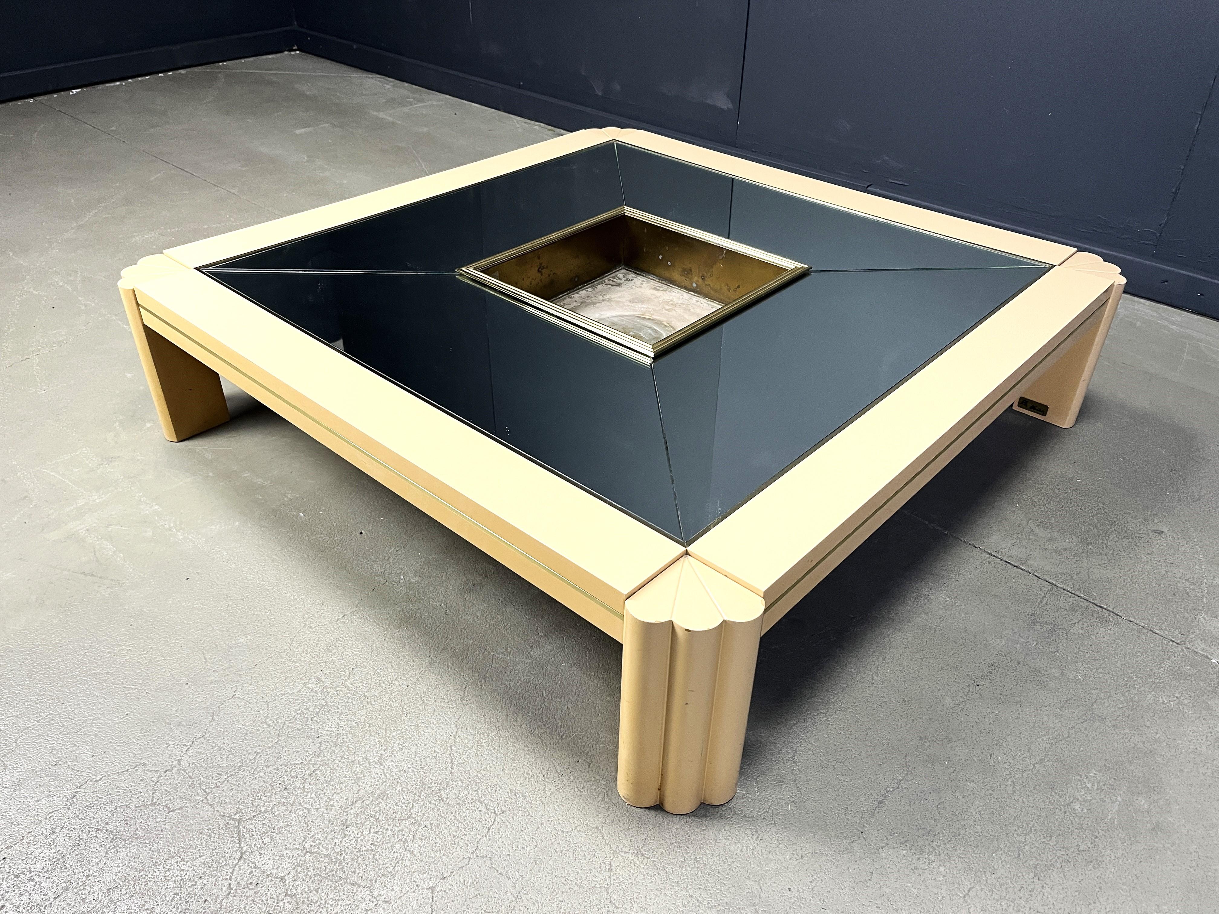 Couchtisch aus Lackkunst von Alain Delon für Maison Jansen, 1970er Jahre im Angebot 6