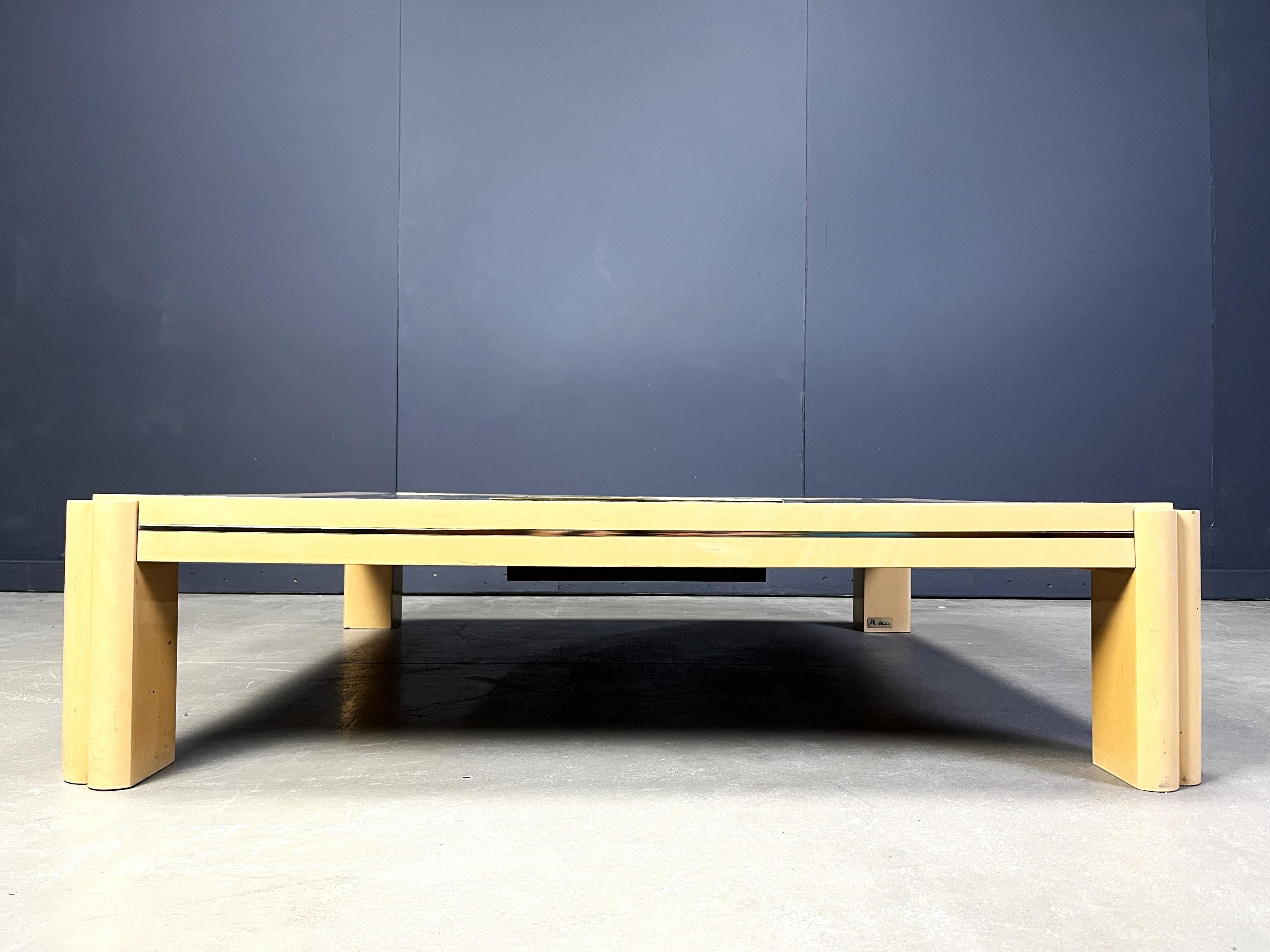 Couchtisch aus Lackkunst von Alain Delon für Maison Jansen, 1970er Jahre im Angebot 7