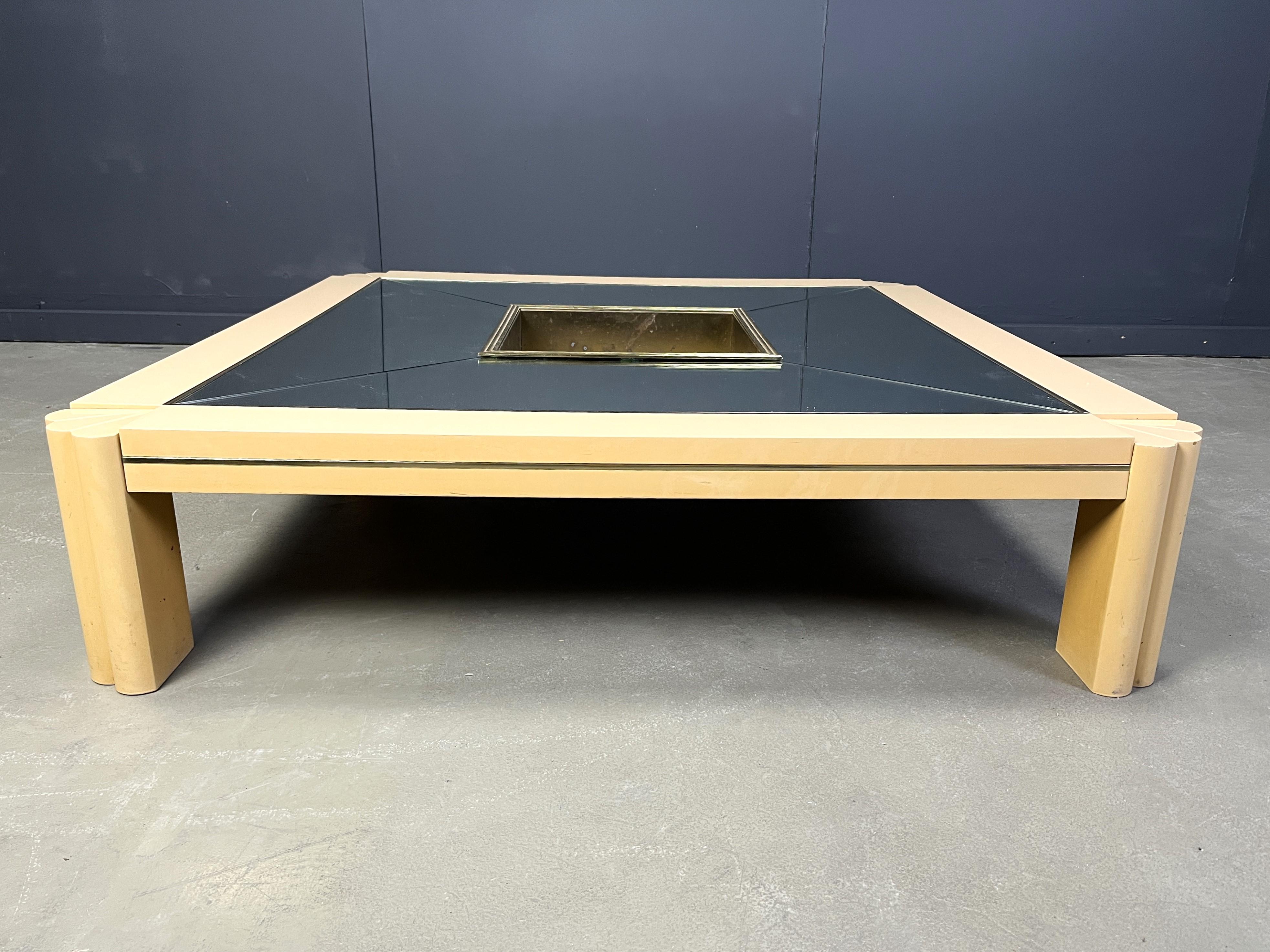 Couchtisch aus Lackkunst von Alain Delon für Maison Jansen, 1970er Jahre im Angebot 8