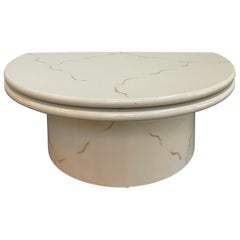 Vintage Lacquer Swivel Coffee Table