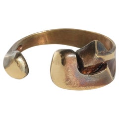 Vintage Lacquered Bronze Bracelet by Björn Weckström