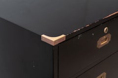 Vintage Lacquered Campaign Style Chest