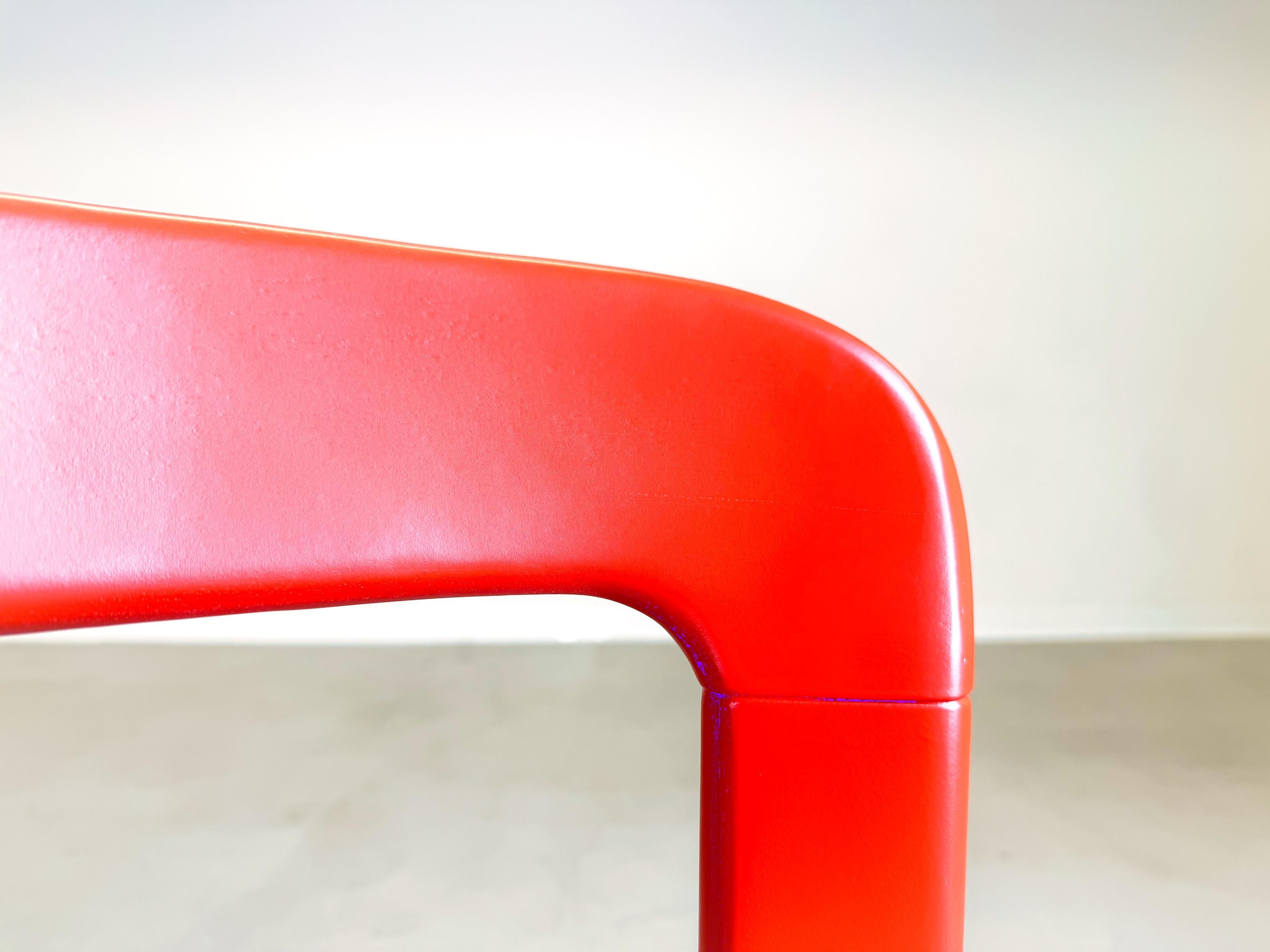 Vintage lacquered chair Bruno Rey Kusch & Co 1970s design For Sale 6