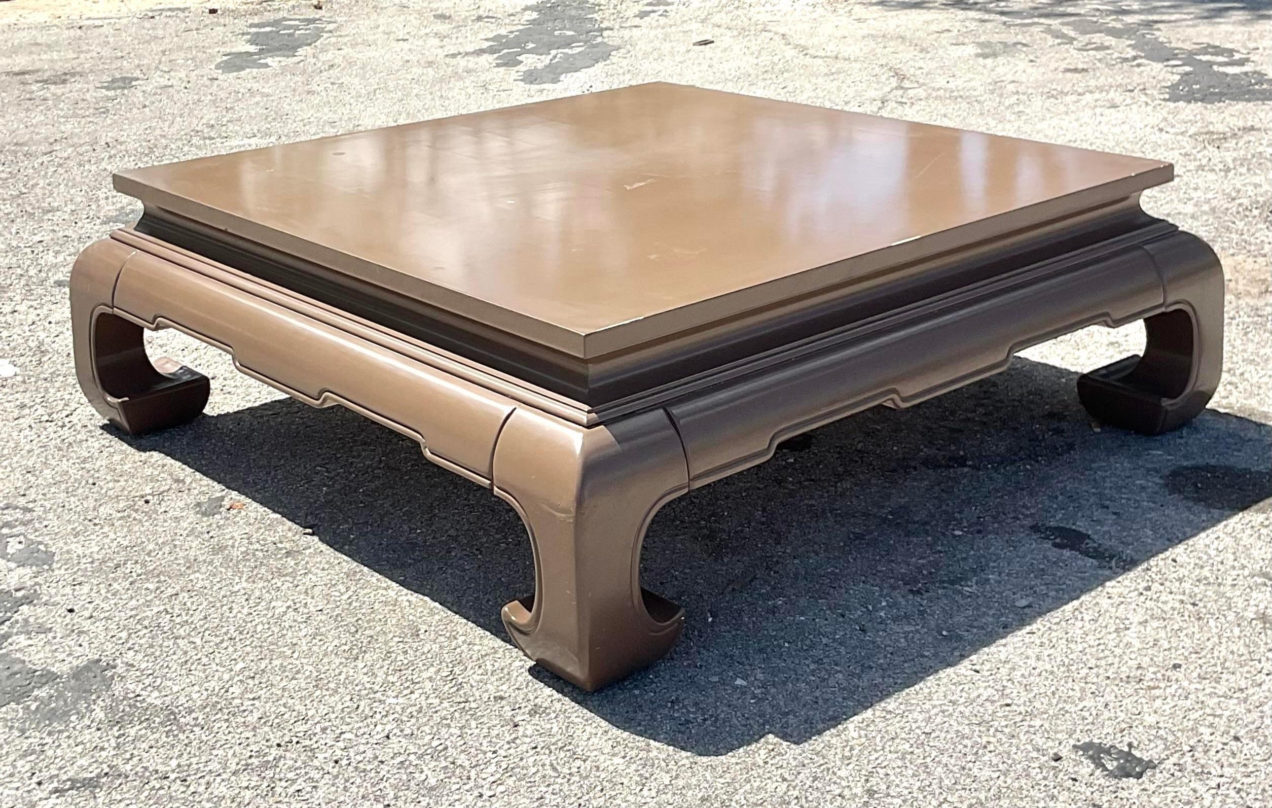 ming coffee table vintage