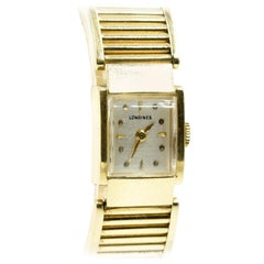 Vintage Ladies 14 Karat Yellow Gold Longines Dress Watch, 36.1 Grams