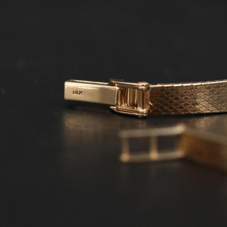 Vintage Ladies 14 Karat Yellow Gold Rolex Cocktail Wristwatch With Original Box For Sale At 1stdibs