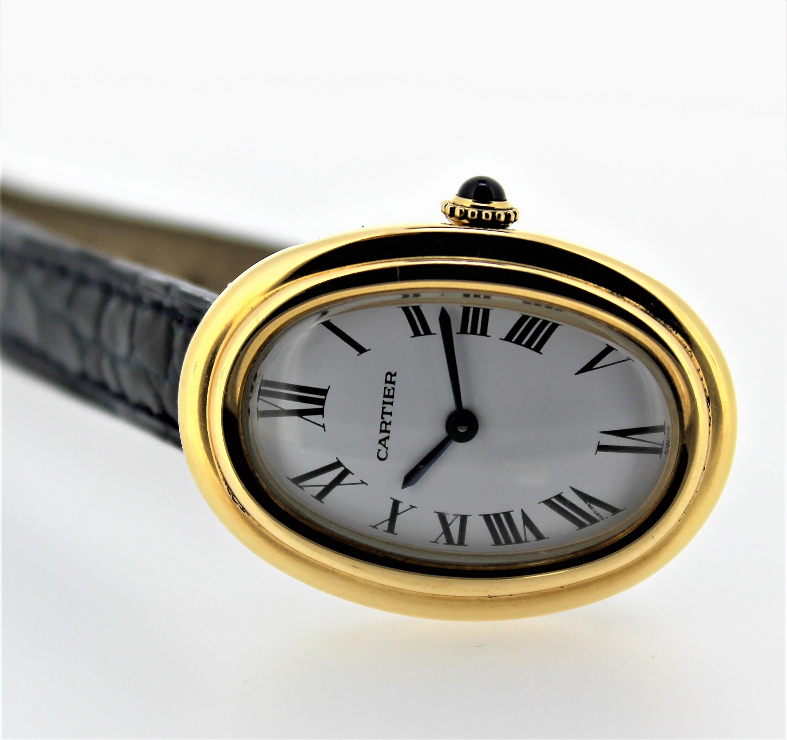 Modern Vintage Cartier Paris Baignoire Watch