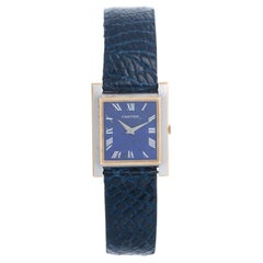 Vintage Damen Cartier Tank Lapis Lazuli Uhr