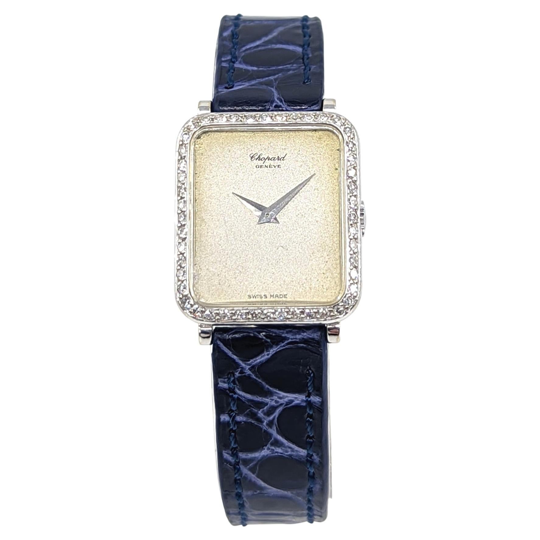 vintage chopard diamond watch