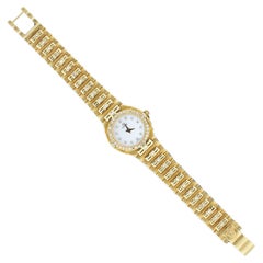Retro Ladies Corcord 18k Yellow Gold & Diamond Set Watch Circa 1980s