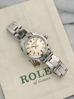 Vintage Ladies Datejust 70s Reference 6918 Automatic Silver Dial 26mm Case Paper