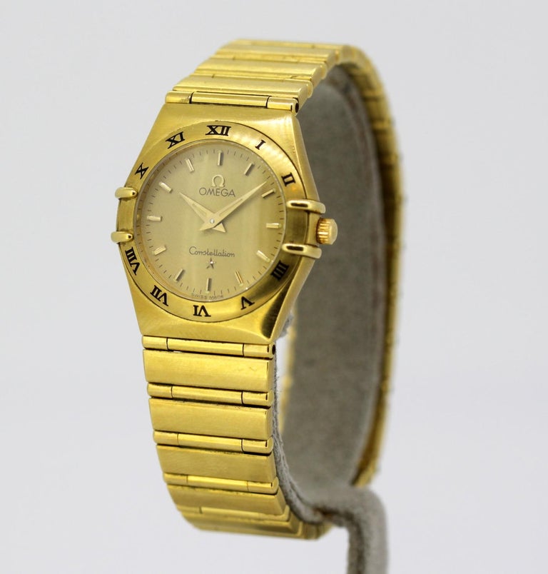 Vintage Ladies Omega Constellation Quartz Wristwatch Full ...