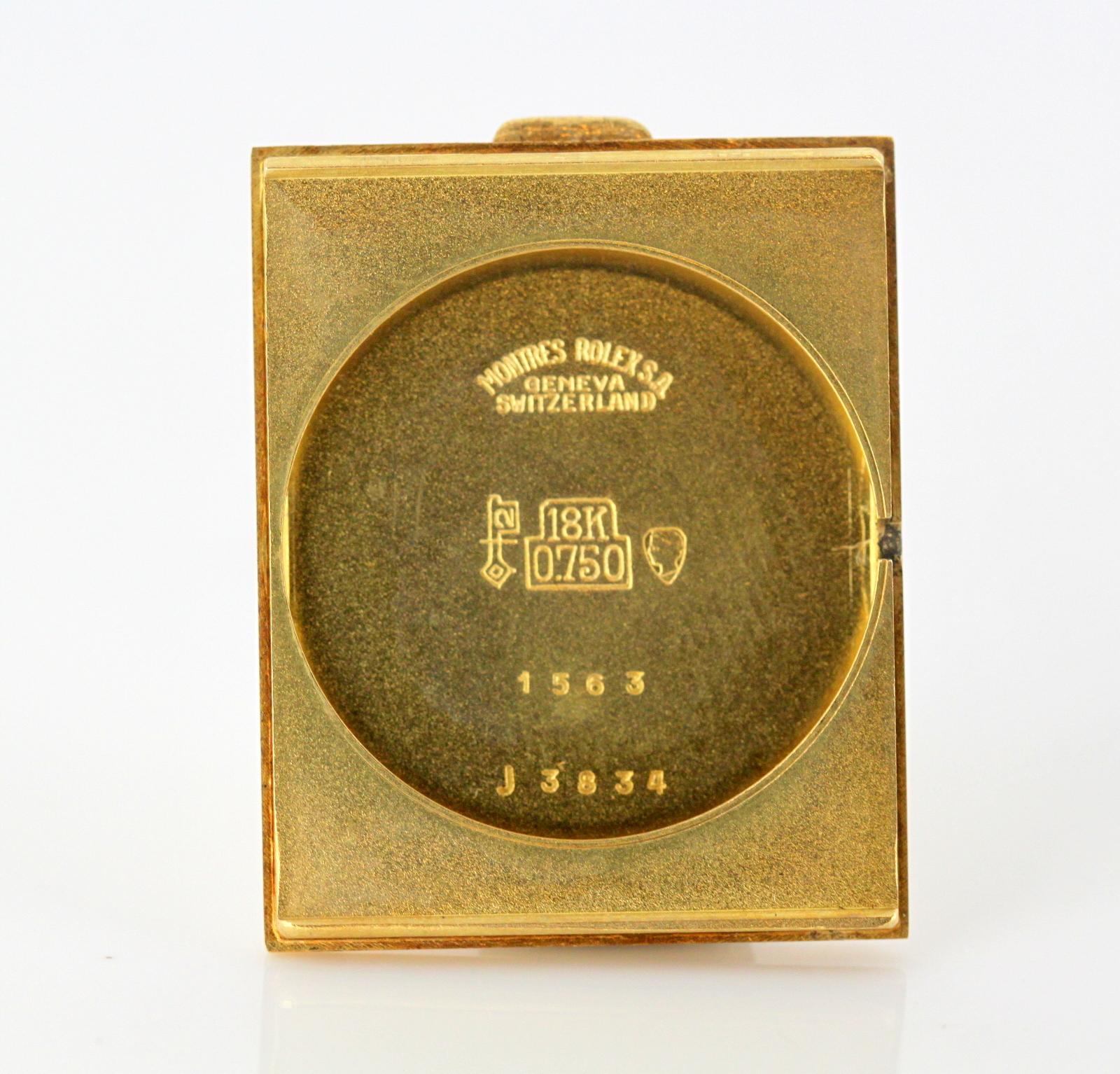 Vintage Ladies Rolex Wristwatch in 18 Karat Yellow Gold, 1960s 6