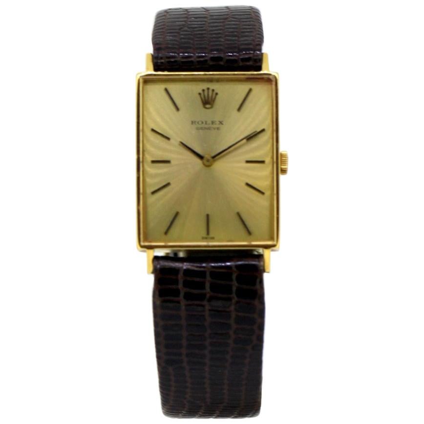 Vintage Ladies Rolex Wristwatch in 18 Karat Yellow Gold, 1960s