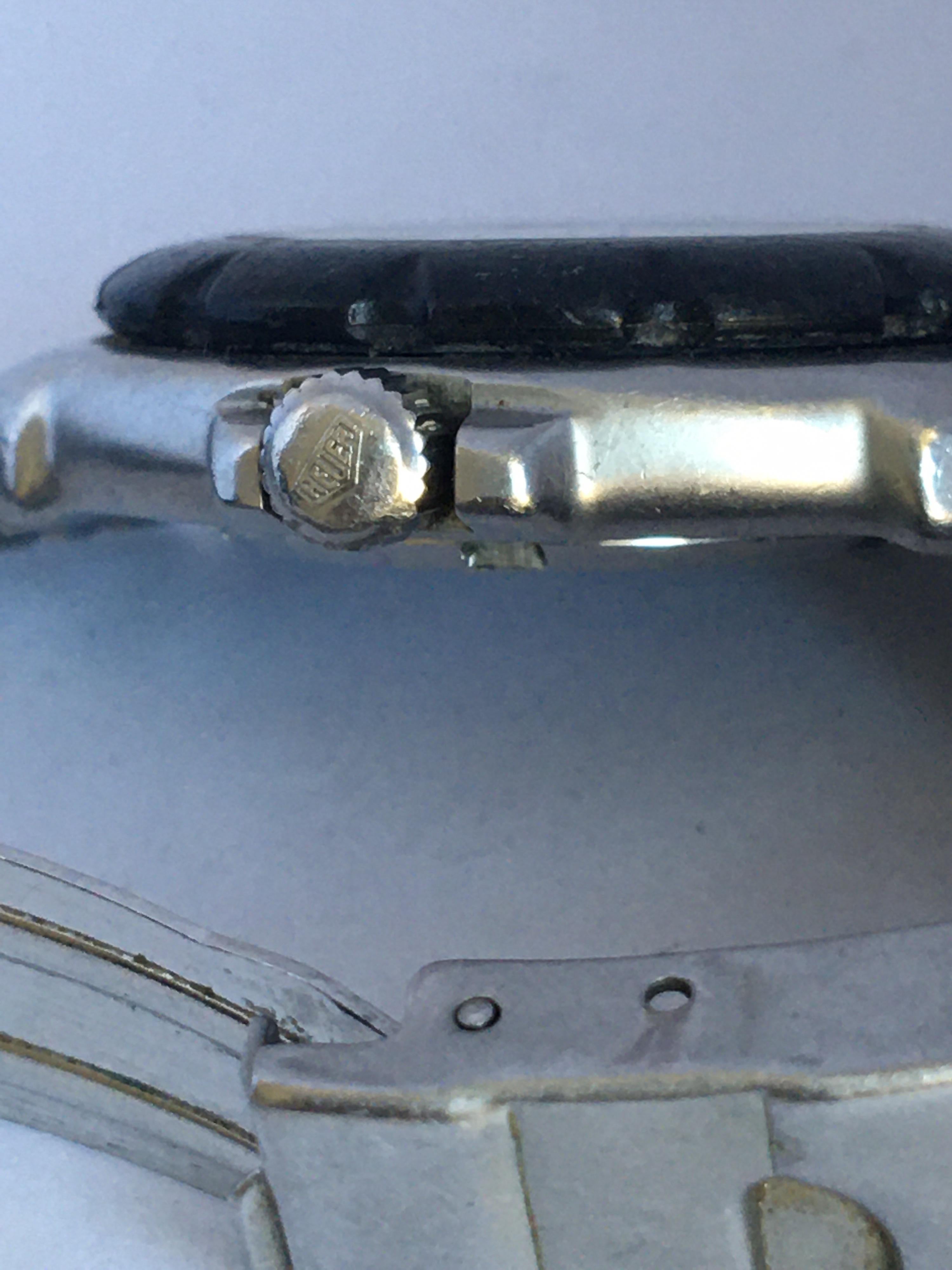 Vintage Ladies TAG Heuer Formula 1 with Black Bessel and Stainless Steel Strap 3