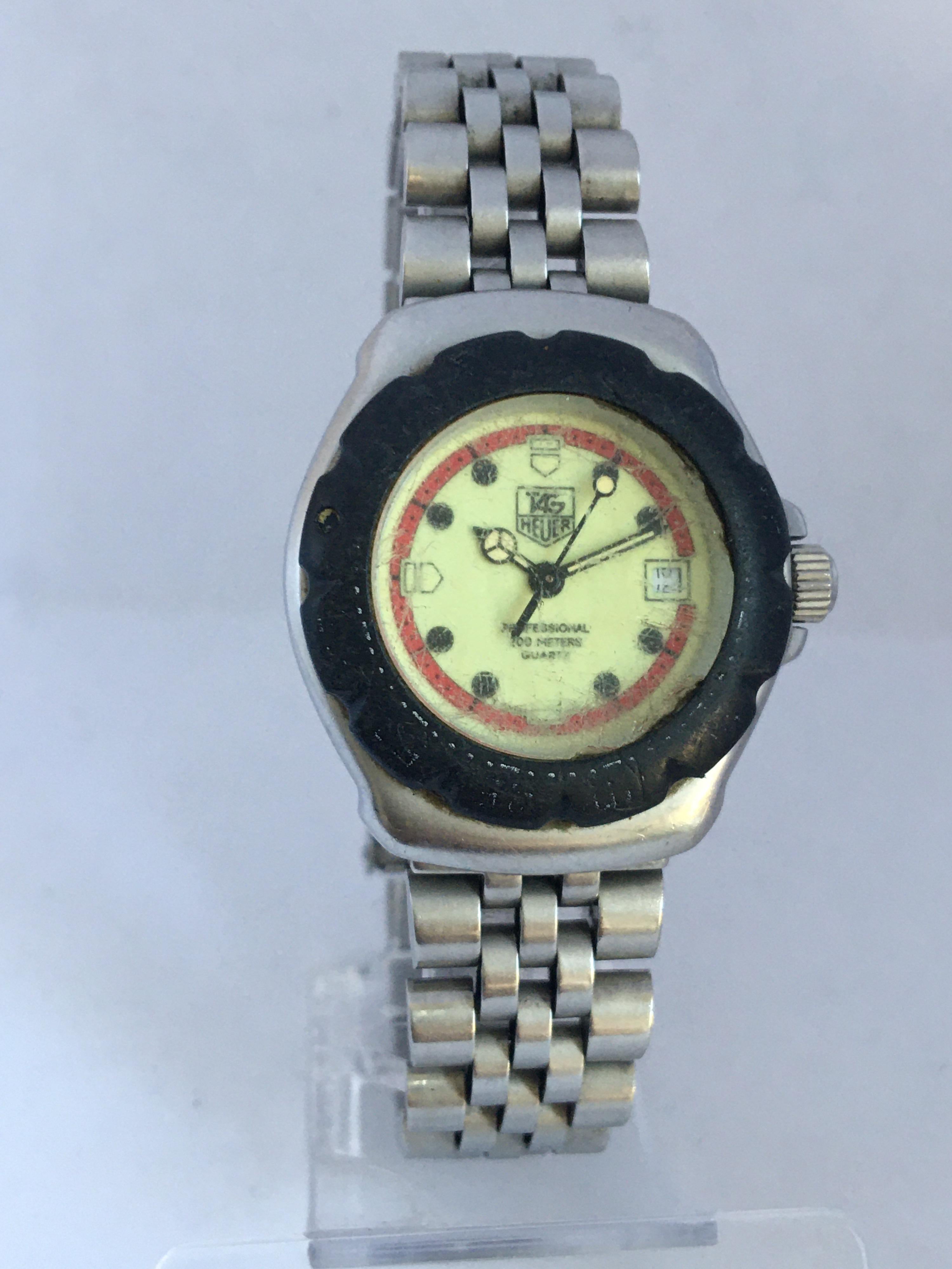Vintage Ladies TAG Heuer Formula 1 with Black Bessel and Stainless Steel Strap 6