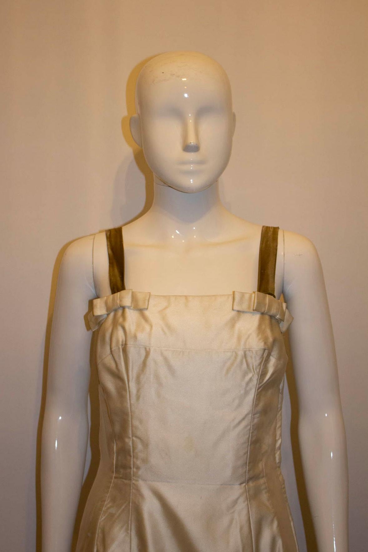 Women's or Men's Vintage LadyCourt of London Cocktail Dress with Wonderful Embellishment For Sale