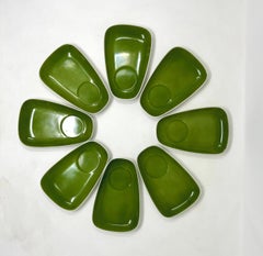 Platos exprés de porcelana vintage Lagardo Tackett ... Set de 8 Platos Snack MCM