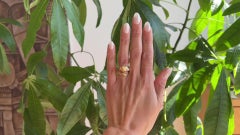 Vintage Lalaounis Ruby Diamond 18 Karat Yellow Gold Lion Wrap Ring