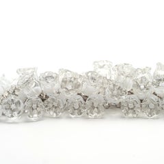 Pulsera de cristal Lalique Vintage Muguet Lirio de los valles