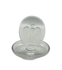 Vintage Lalique Crystal Pin Ring Dish Tray