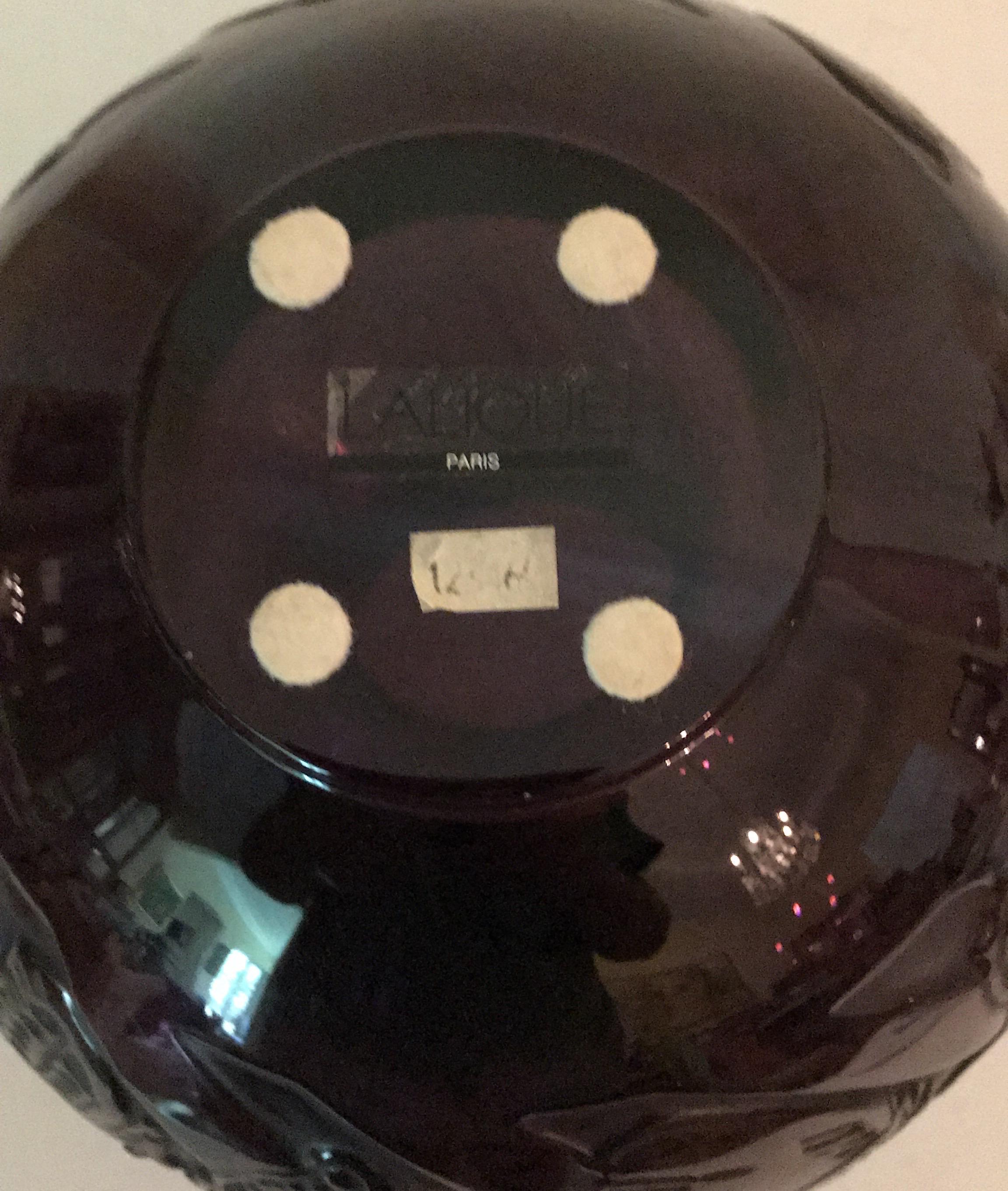 Jarrón Lalique Vintage Lavanda siglo XX en venta