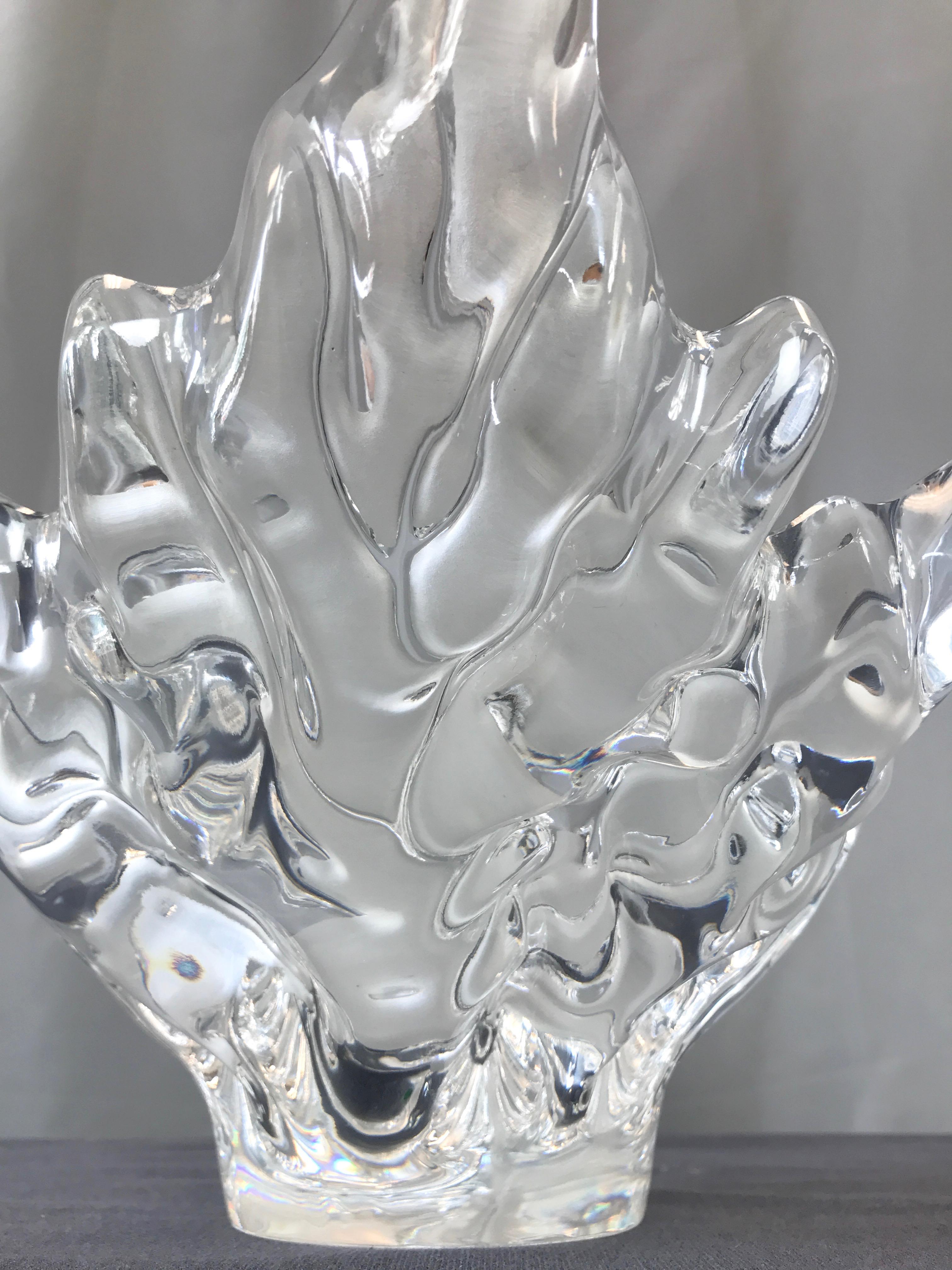 Vintage Lalique Medium Champs-Élysées Crystal Centerpiece Bowl In Good Condition In San Francisco, CA