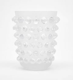 Vintage Lalique Mossi Vase, Signed