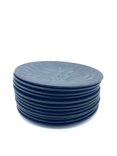 Vintage LALIQUE Paris Algues Chrystal Dessert Plates, Set of 12