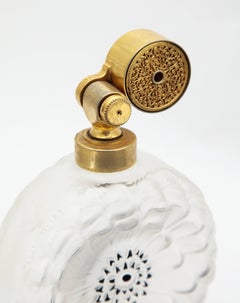 Vintage Lalique Perfume Bottle and Atomizer