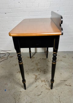 Vintage Lambert Hitchcock Traditional Americana Style Maple Writing Desk