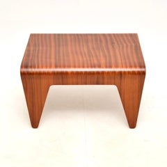 Table d'appoint vintage en contreplaqué stratifié de Marcel Breuer pour Isokon