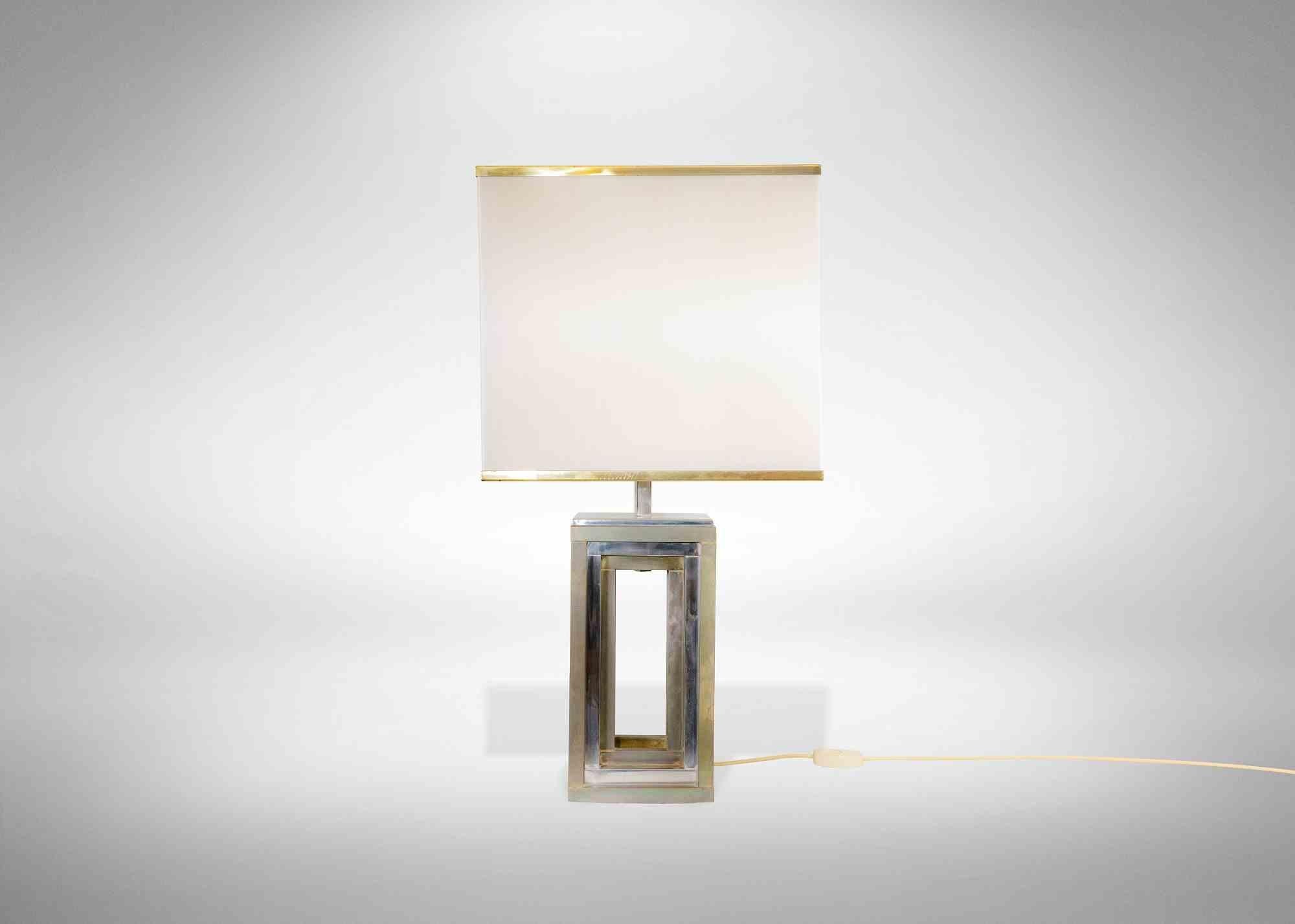 Métal Lampe vintage attribuée à Romeo Rega, Italie, début des années 1970 en vente