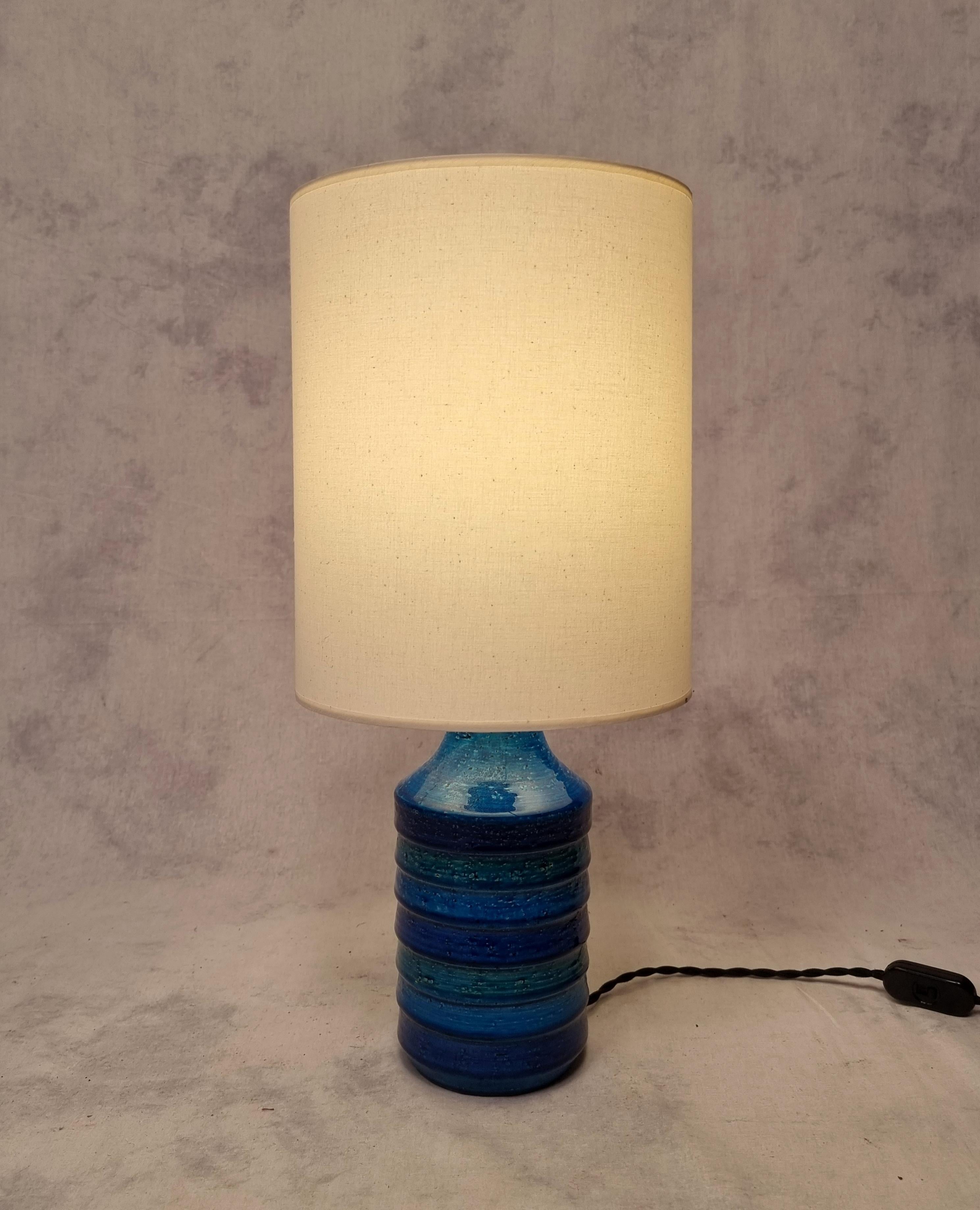 Vintage Lamp By Aldo Londi For Bitossi - Ceramic - Ca 1960Céramique - Ca 1960 For Sale 6