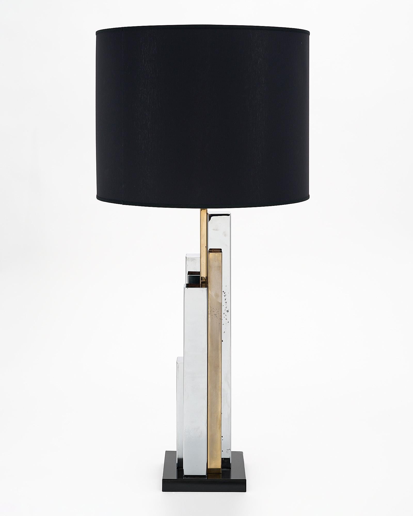 Brass Vintage Lamp by Philippe Cheverny For Sale