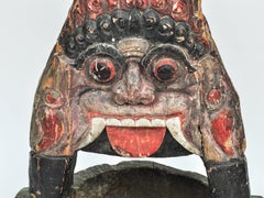 Porte-lampes vintage, Bali, théâtre de marionnettes de Wayang, début ou milieu du XXe siècle