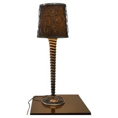 Vintage Lamp in Metal, 1980s