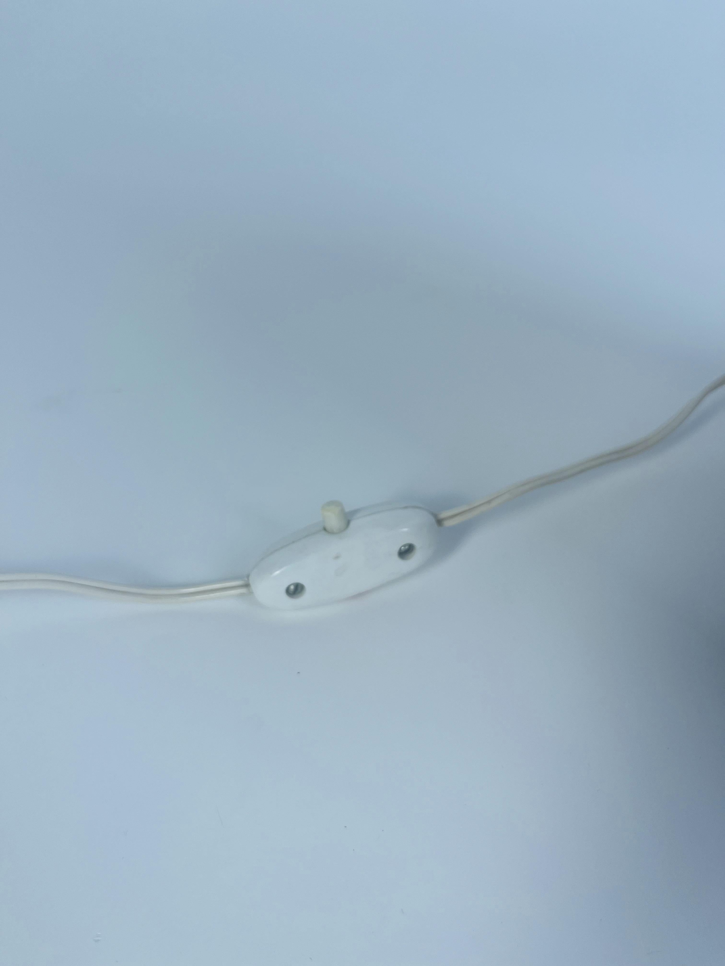 Lampada vintage realizzata in bambù e fibre naturali in vendita 3