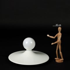 Vintage-Lampe Stilnovo Disco aus Aluminium, Italien, 1970er-1980er Jahre