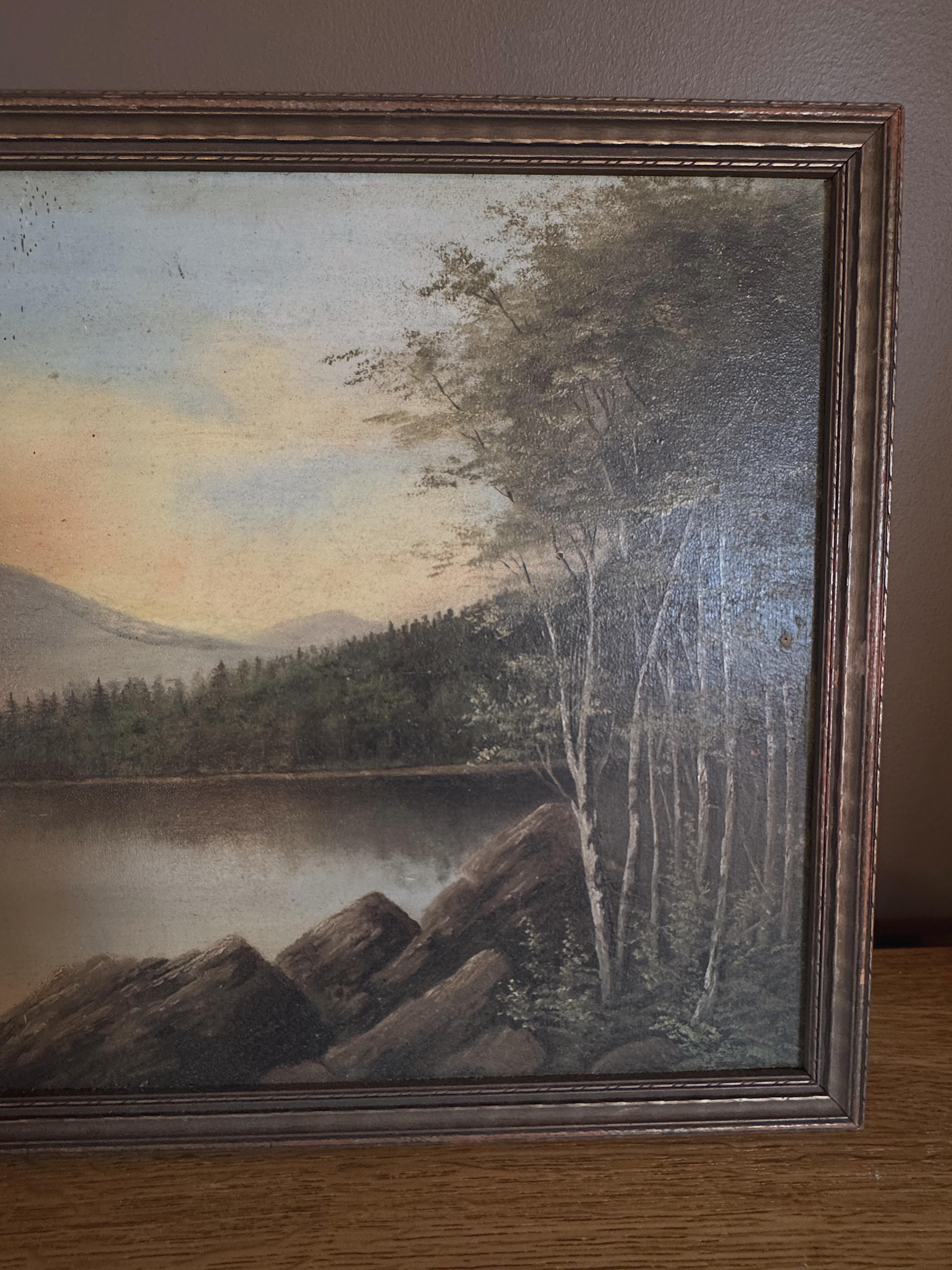 Unknown Vintage Landscape Painting For Sale
