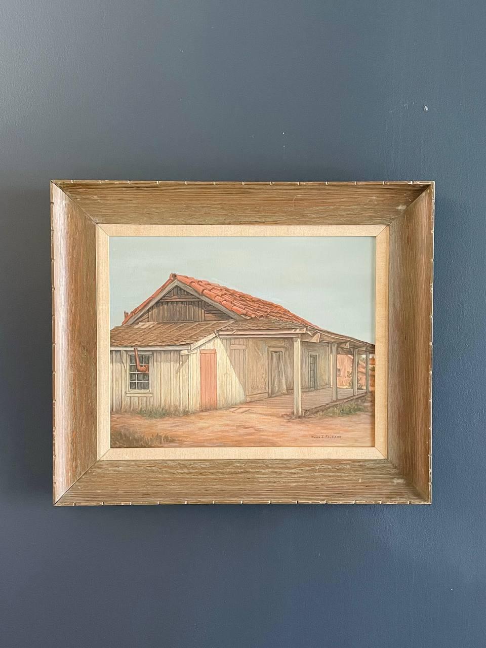 Condition: Original Vintage Condition 

Designer: Wanoa S. Neumann
Manufacturer: Wanoa S. Neumann
Materials: Oil On Canvas, Wood Frame
Style: Landscape 