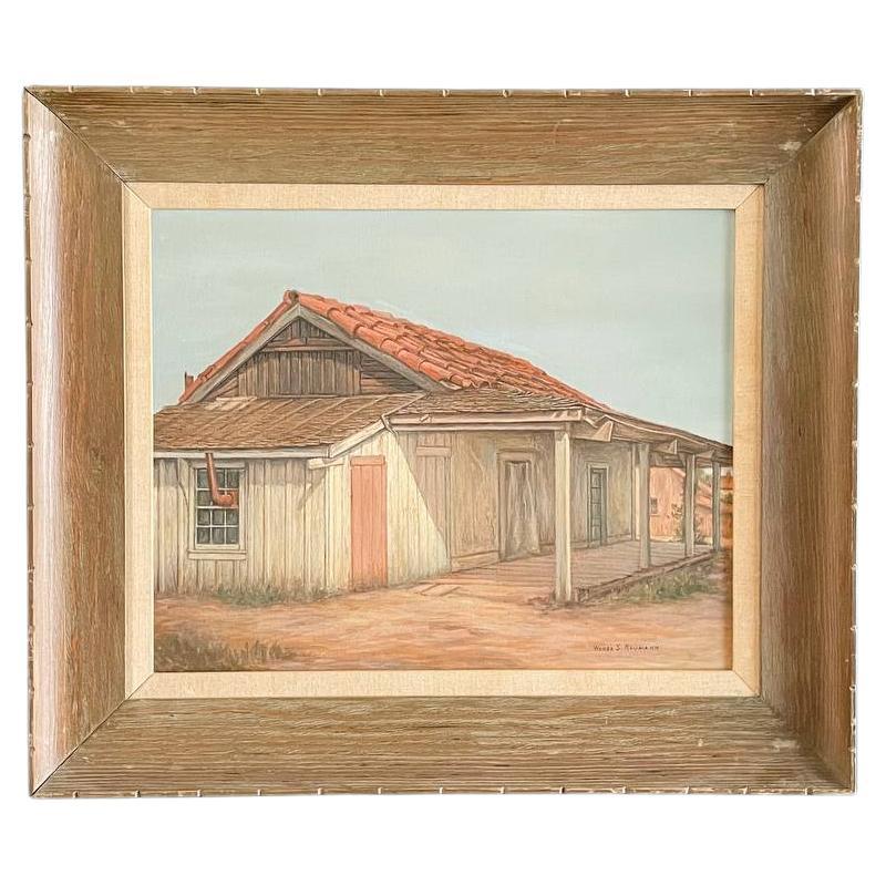 Paesaggio d'epoca di Townes occidentale dipinto da Wanoa S. Neumann